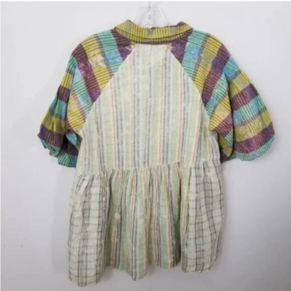 Free People We the Free Sunshine Bay Top Tunic POCKETS XS NEW - Picture 3 of 5